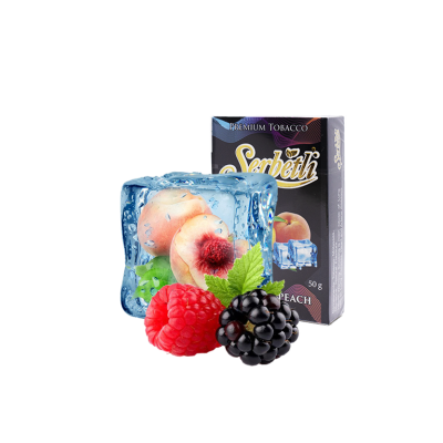 Табак Serbetli Ice Berry Peach (Ягоды Персик Лёд, 50 г)