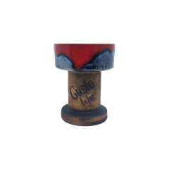 Глиняна чаша Gusto Bowls Rook Red Blue (Червоний Синій)
