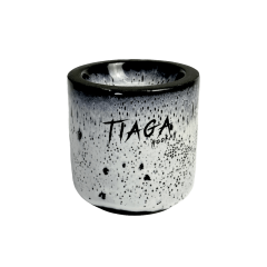 Глиняна чаша Tiaga Hookah Black Rain (Чорний Білий) Глиняна чаша Tiaga Hookah Black Rain (Чорний Білий)