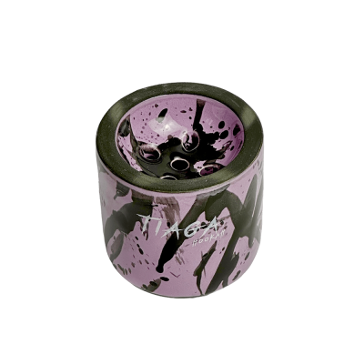 Глиняная чаша Tiaga Hookah Violet hurricane (Фиолетовый)