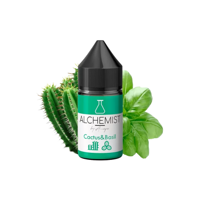 Рідина Alchemist Salt Cactus&Basil (Кактус Базилік, 50 мг, 30 мл)