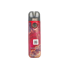 Smok Novo 4 Mini 900 Red Stabilizing Wood (Червоний, з картриджем) Багаторазовий POD
