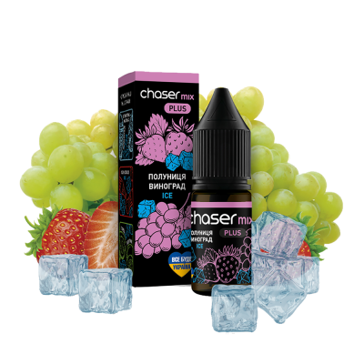 Рідина Chaser Strawberry Grape Ice Plus (Ягоди Лід, 50 мг, 10 мл)