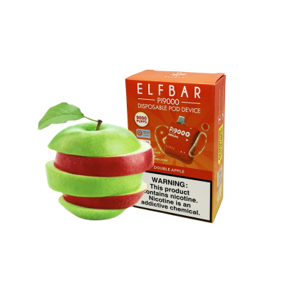 Elf Bar Pi9000 Double Apple (Підвійне яблуко) Одноразовий POD 20279 Elf Bar Pi9000 Double Apple (Підвійне яблуко) Одноразовий POD