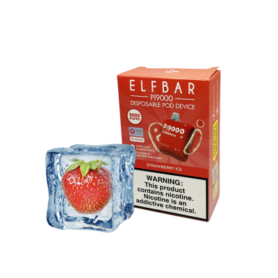 Elf Bar Pi9000 Strawberry ice (Полуниця Лід) Одноразовий POD 20290 Elf Bar Pi9000 Strawberry ice (Полуниця Лід) Одноразовий POD