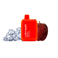 Lost Mary BM5000 Red apple ice (Червоне Яблуко Льод) Одноразовий POD