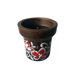 Глиняна чаша GrynBowls Accent Ornament Red (Червоний Орнамент)