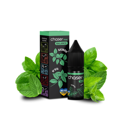 Рідина Chaser Mix Basil Mint Balance (Базилік М'ята, 50 мг, 10 мл)