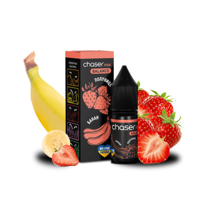 Жидкость Chaser Mix Strawberry Banana Balance (Клубника Банан, 50 мг, 10 мл)