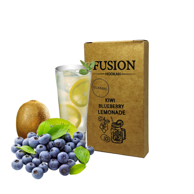 Тютюн Fusion Classic Kiwi Blueberry Lemonade (Лимон Ківі Лохина, 100 г)
