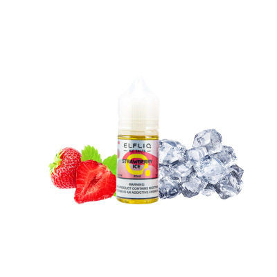 Рідина Elfliq Strawberry ice (Полуниця Льод, 50 мг, 30 мл)