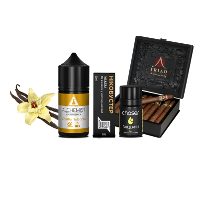 Набір для самозамішування Alchemist Salt Vanilla Tobacco (Тютюн Ваніль, 50 мг, 30 мл)