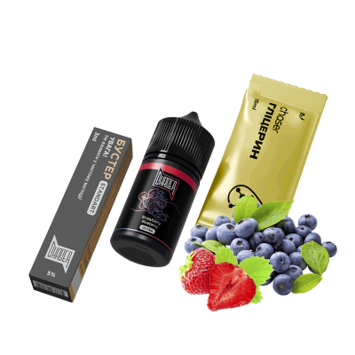 Набір для самозамішування Chaser Black Strawberry Blueberry Ultra (Полуниця Чорниця, 50 мг, 30 мл)