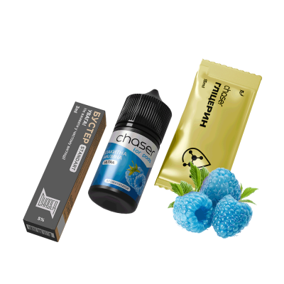 Набор для самозамеса Chaser Blue Raspberry Ultra (Голубая Малина, 50 мг, 30 мл)