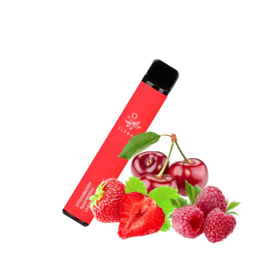 Elf Bar 1500 Strawberry raspberry cherry (Полуниця Малина Вишня) Одноразовий POD