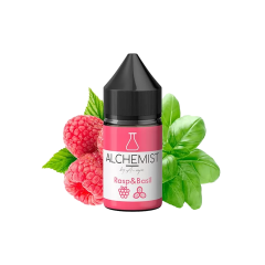 Рідина Alchemist Salt Raspberry Basil (малиновий базилік, 35 мг, 30 мл)