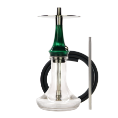 Кальян Totem Hookah Monolit Micra Emerald green (Смарагдовий, повний комплект)