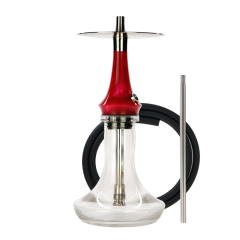 Кальян Totem Hookah Monolit Micra Sangria Red (Червоний, повний комплект)