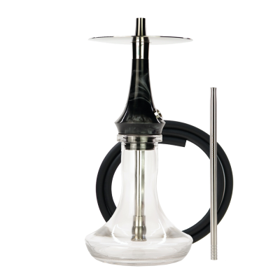 Кальян Totem Hookah Monolit Micra Space Black (Чорний з розводами, повний комплект)