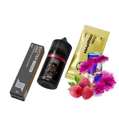 Набір для самозамішування Chaser Black Energy Raspberry Ultra (Малиновий Енергетик, 50 мг, 30 мл)