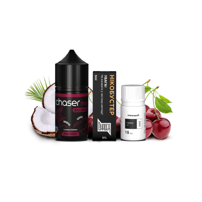 Набір для самозамішування Chaser Mix Cherry Coconut (Вишня Кокос, 50 ​​мг, 30 мл)