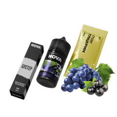 Набір для самозамішування Chaser Nova Blackcurrant&Grape (Смородина Виноград, 50 мг, 30 мл)