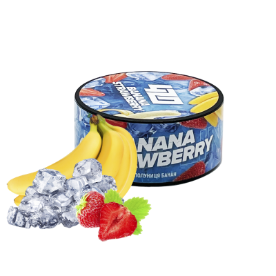 Тютюн 420 Frost Line Banana strawberry (Полуниця Банан Лід, 100 г)