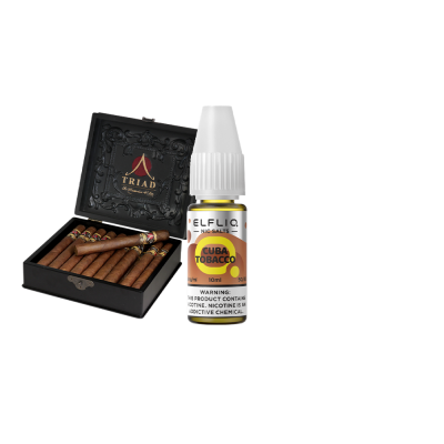 Рідина Elfliq Cuba Tobacco (Кубинський Тютюн, 50 мг, 10 мл)