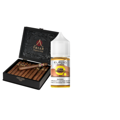 Рідина Elfliq Cuba Tobacco (Кубинський Тютюн, 50 мг, 30 мл)