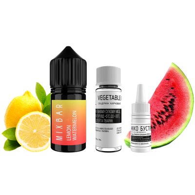 Набір для самозамішування Mix Bar Lemon Watermelon (Лимон Кавун, 50 мг, 30 мл)