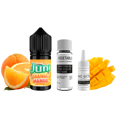 Набір для самозамішування Juni Orange Mango (Апельсин Манго, 50 мг, 30 мл)