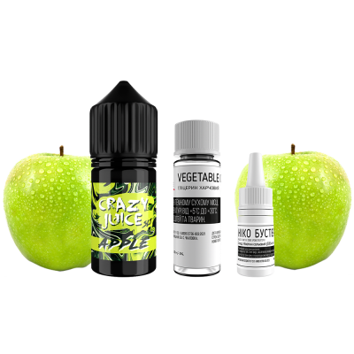 Набір для самозамішування Crazy Juice Apple (Яблуко, 50 мг, 30 мл)