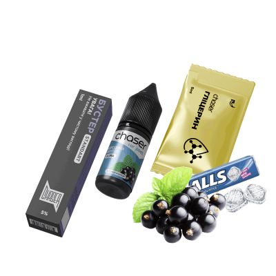 Набор для самозамеса Chaser Blackcurrant Menthol Ultra (Смородина Ментол, 50 мг, 10 мл)