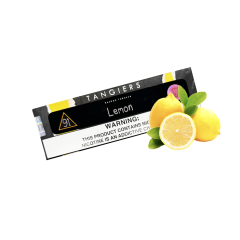 Тютюн Tangiers Noir №91 Lemon (Лимон, 100 г) Чорна упаковка