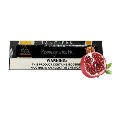 Тютюн Tangiers Noir №50В Pomegranate (Гранат, 250 г) Чорна упаковка