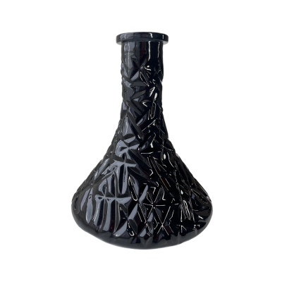 Колба для кальяну Candy Loop Crystal Black (Чорний, сріблясті розводи) 23605 Колба для кальяну Candy Loop Crystal Black (Чорний, сріблясті розводи)
