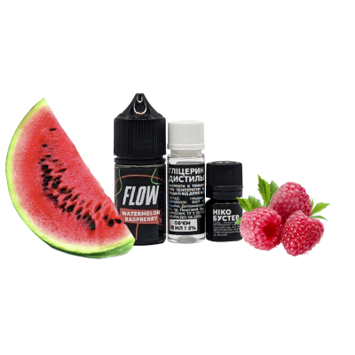 Набір для самозамішування Flow Watermelon Raspberry (Кавун Малина, 50 мг, 30 мл)