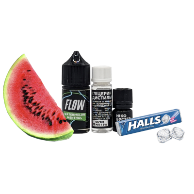 Набір для самозамішування Flow Watermelon Menthol (Кавун Ментол, 50 мг, 30 мл)