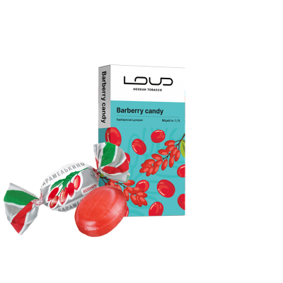 Табак Loud Light Barberry candy (Барбариска, 100 г)