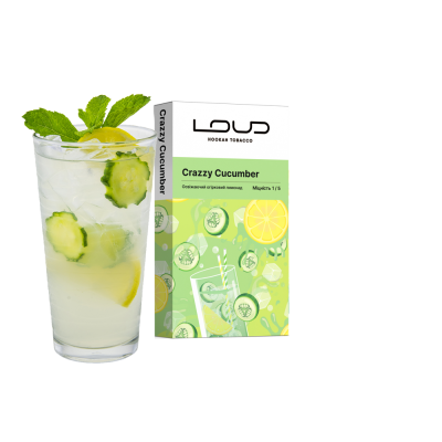 Табак Loud Light Crazzy Cucumber (Сумасшедший огурец, 100 г)