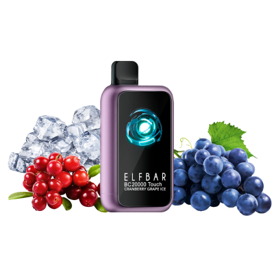 Elf Bar BC20000 Touch Cranberry Grape Ice (Журавлина Виноград Льод) Одноразовий POD