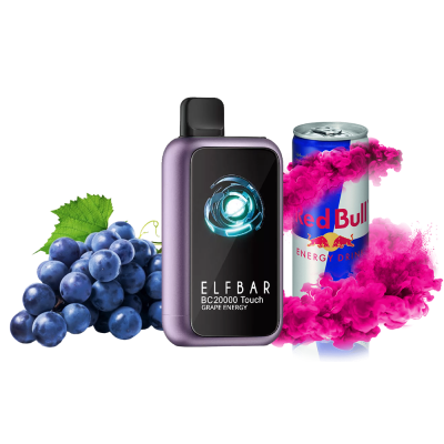 Elf Bar BC20000 Touch Grape Energy (Виноград Енергетик) Одноразовий POD