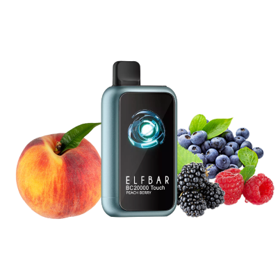 Elf Bar BC20000 Touch Peach Berry (Персик Ягоди) Одноразовий POD 24217 Elf Bar BC20000 Touch Peach Berry (Персик Ягоди) Одноразовий POD