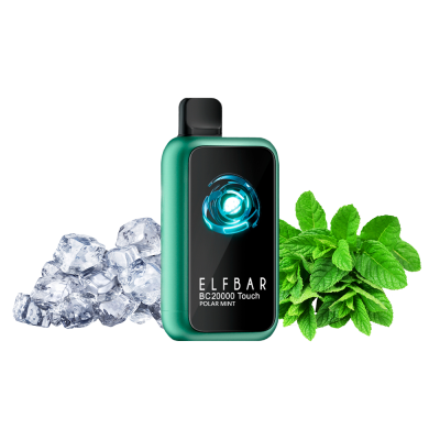 Elf Bar BC20000 Touch Polar Mint (М'ята Лід) Одноразовий POD 24219 Elf Bar BC20000 Touch Polar Mint (М'ята Лід) Одноразовий POD
