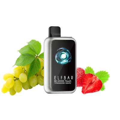 Elf Bar BC20000 Touch Strawberry Grape (Полуниця Виноград) Одноразовий POD 24220 Elf Bar BC20000 Touch Strawberry Grape (Полуниця Виноград) Одноразовий POD