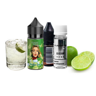 Набір для самозамішування Flavorlab Lady Vodka lime (Горілка лайм, 50 мг, 30 мл)