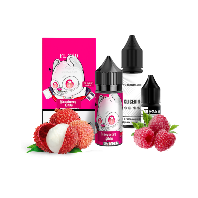 Набір для самозамішування Flavorlab FL350 LUX Raspberry litchi (Малина Лічі, 50 мг, 30 мл)