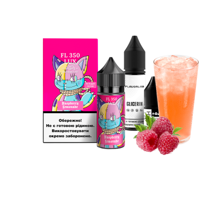 Набір для самозамішування Flavorlab FL350 LUX Raspberry Lemonad (Малиновий лимонад, 50 мг, 30 мл)
