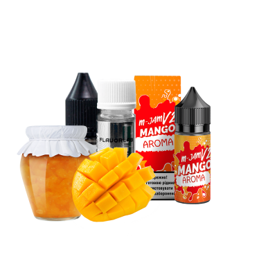 Набір для самозамішування Flavorlab M-Jam V2 Mango (Манго, 50 мг, 30 мл)