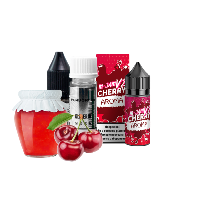 Набір для самозамішування Flavorlab M-Jam V2 Cherry (Вишня, 50 мг, 30 мл)